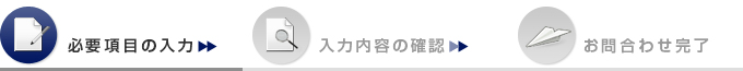 必要項目の入力